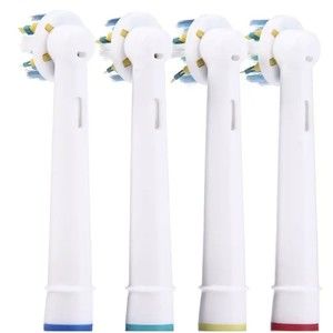 4 pcs TOOTHBRUSH REPLACEMENT HEADS COMPATIBLE  FIT ORAL B PRECISION CLEAN